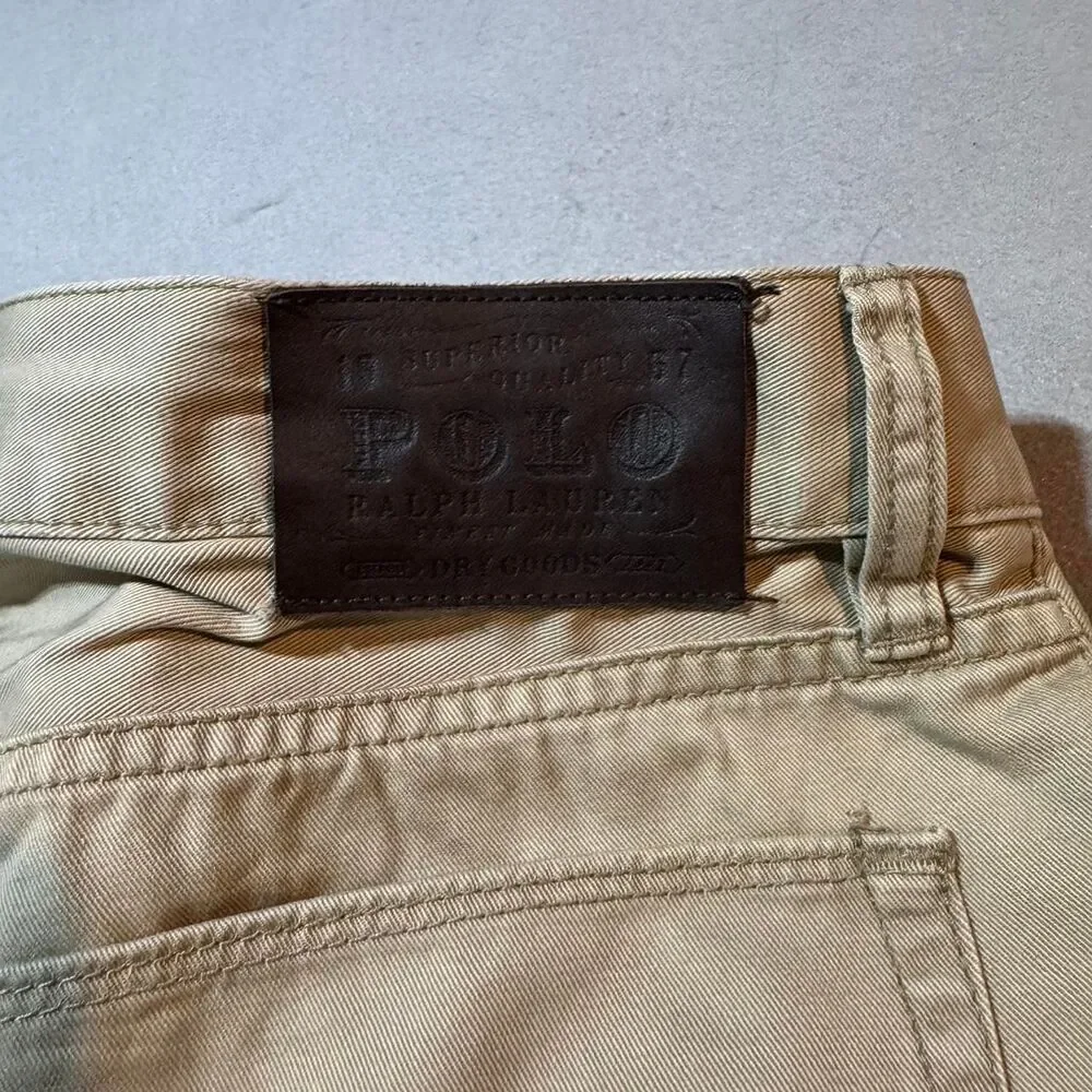 Polo-ralph-lauren Men's Cream and Tan Trousers